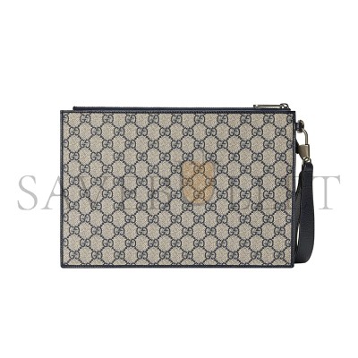 GUCCI GG DENIM POUCH 672953 (30.5*21*1.5cm)